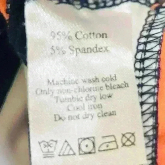 Duffield Lane Navy and White Striped Long Sleeve Midi Dress size Medium - Picture 10 of 10